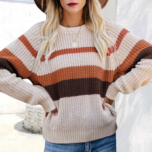 Sweaters - Last one! 🎉HP🎉Shaker Rib Stitched Sweater